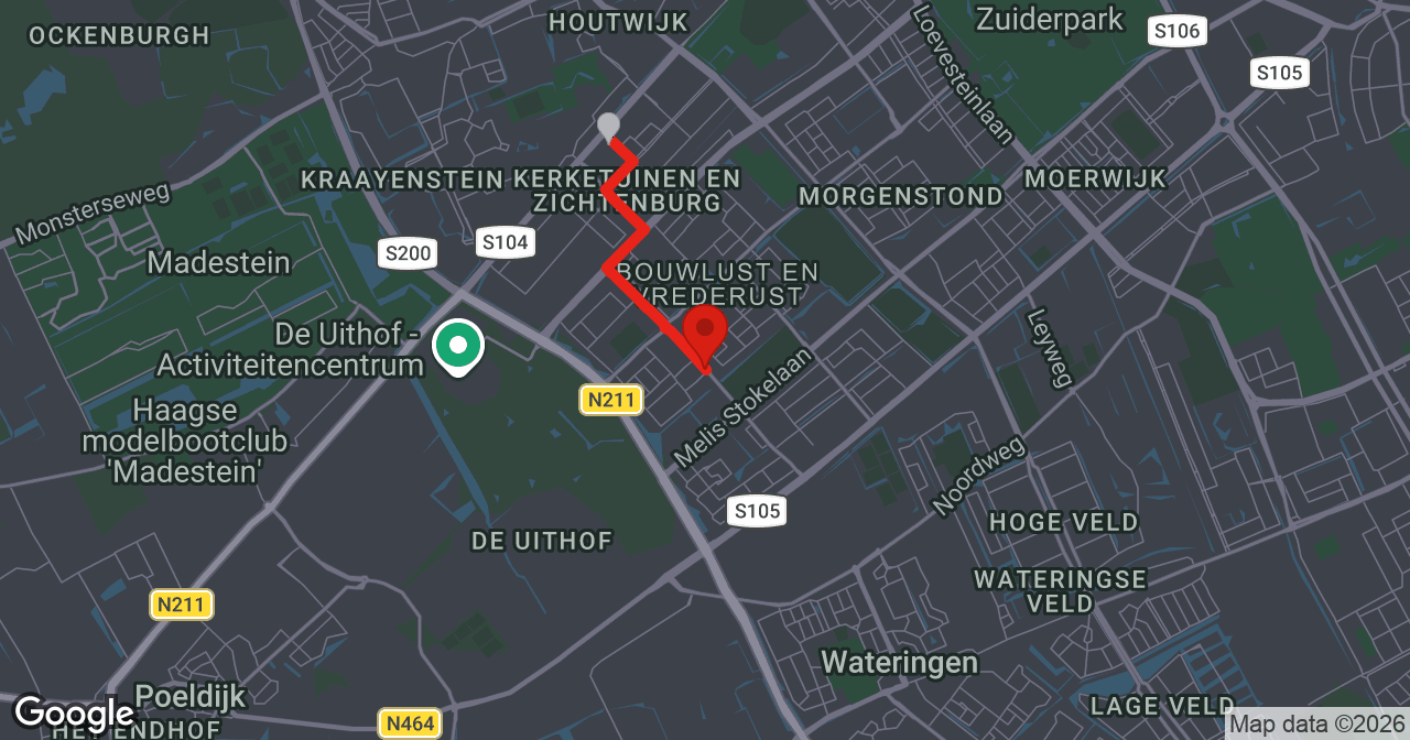 Kaart van de meldlocatie