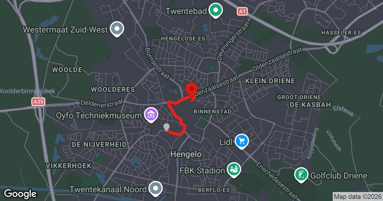 Kaart van de meldlocatie