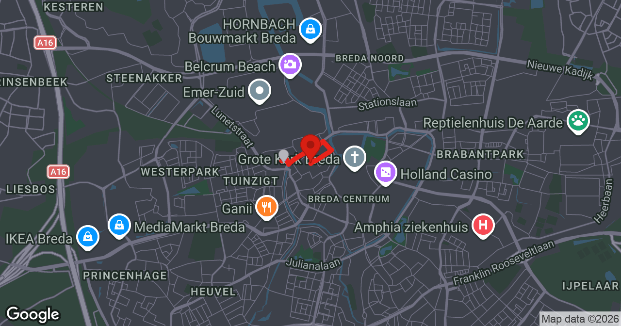 Kaart van de meldlocatie