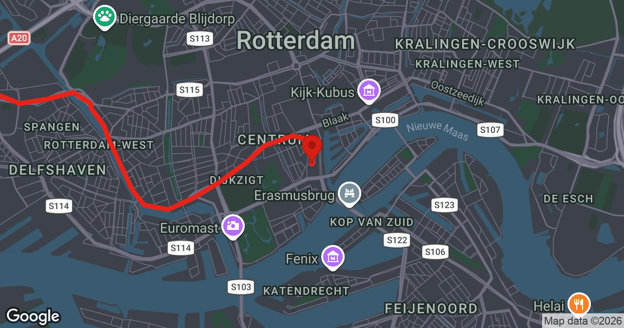 Kaart van de meldlocatie