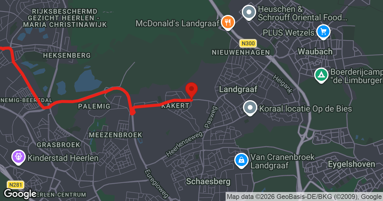 Kaart van de meldlocatie
