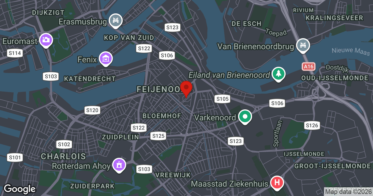 Kaart van de meldlocatie