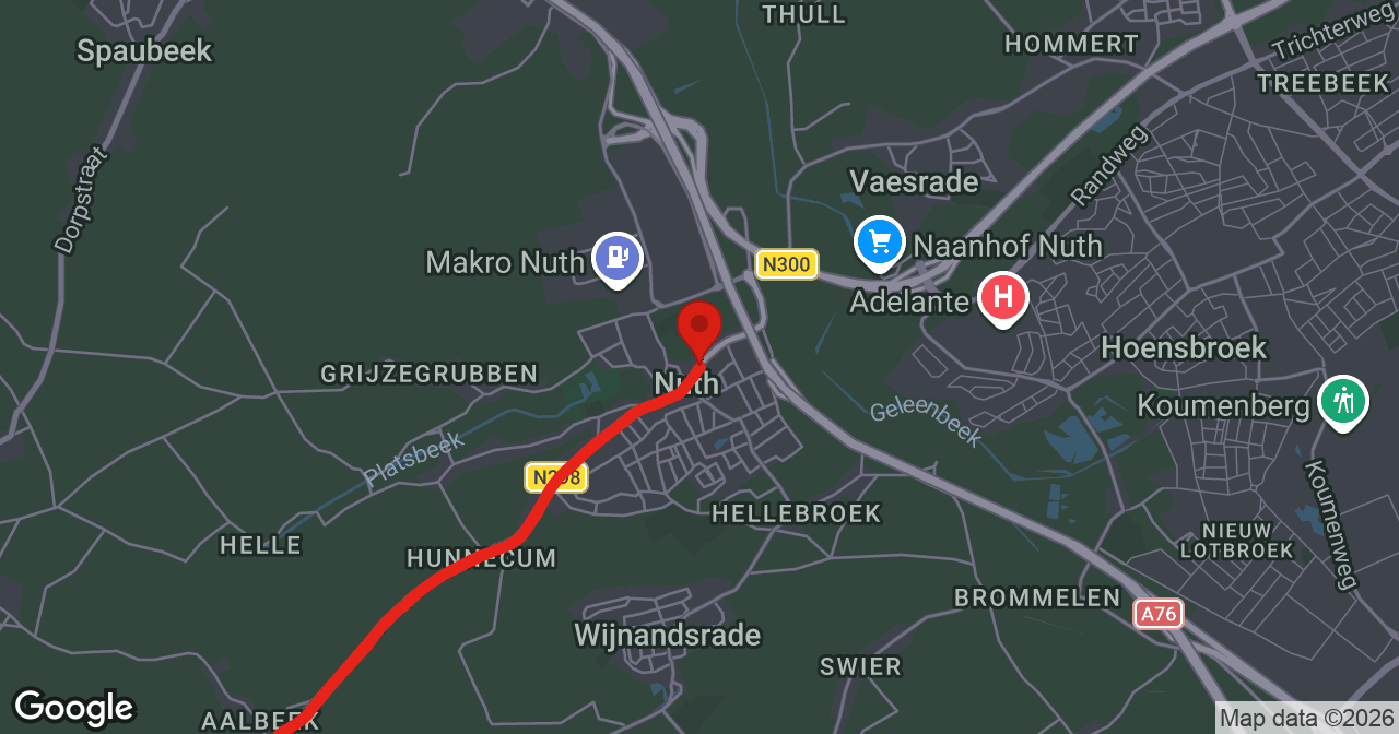 Kaart van de meldlocatie