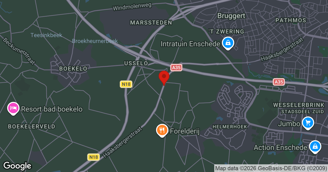 Kaart van de meldlocatie