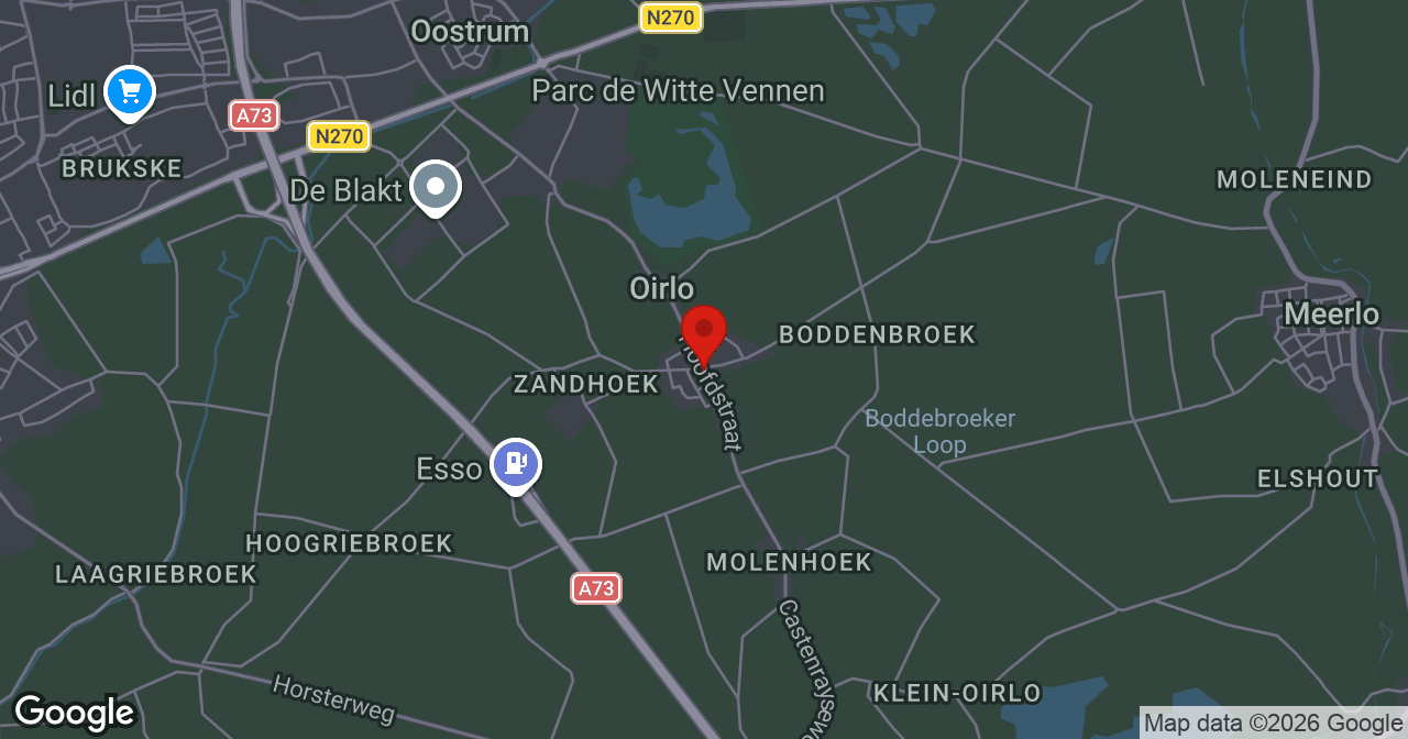 Kaart van de meldlocatie
