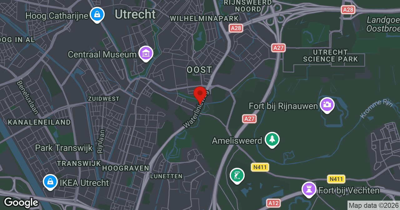Kaart van de meldlocatie