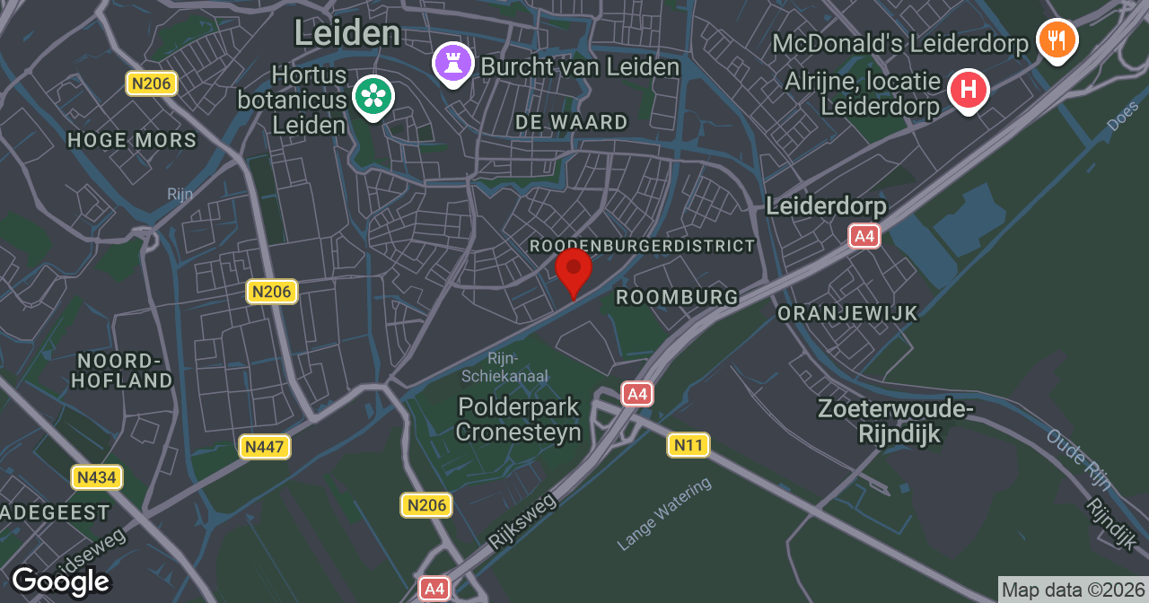 Kaart van de meldlocatie