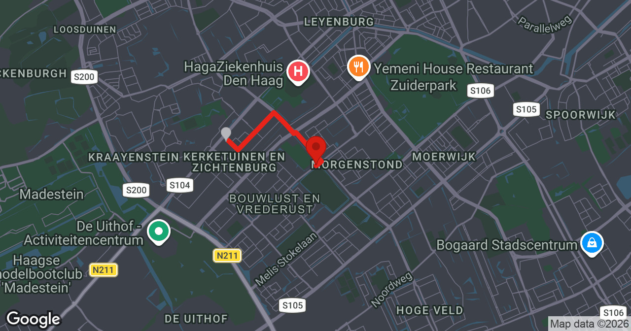 Kaart van de meldlocatie