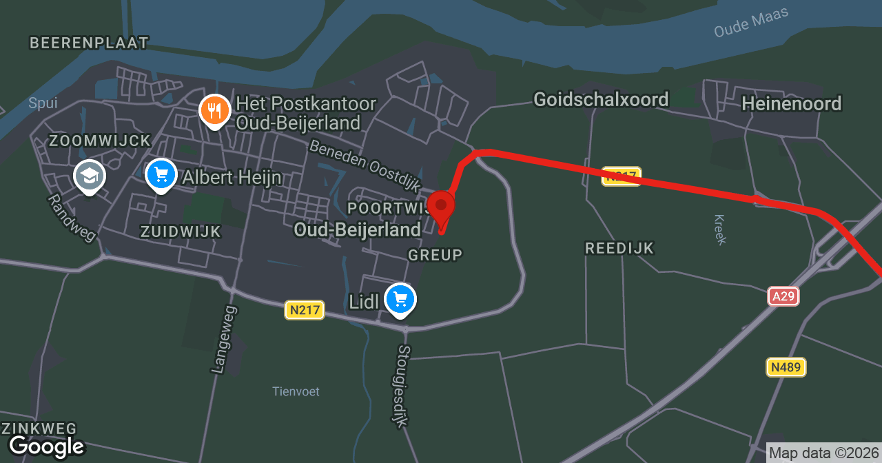 Kaart van de meldlocatie