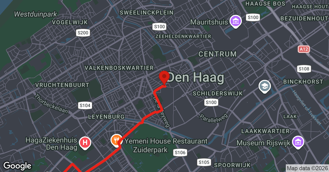 Kaart van de meldlocatie