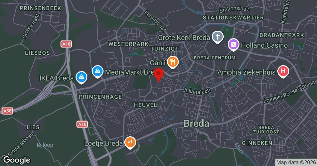 Kaart van de meldlocatie