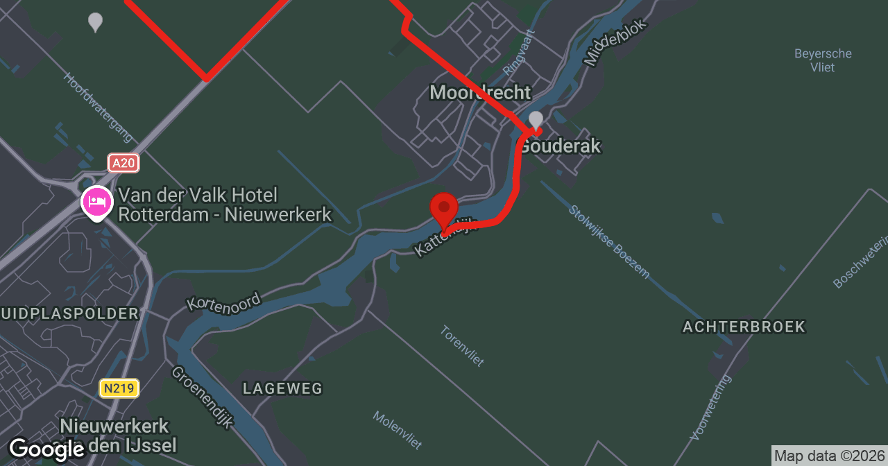 Kaart van de meldlocatie