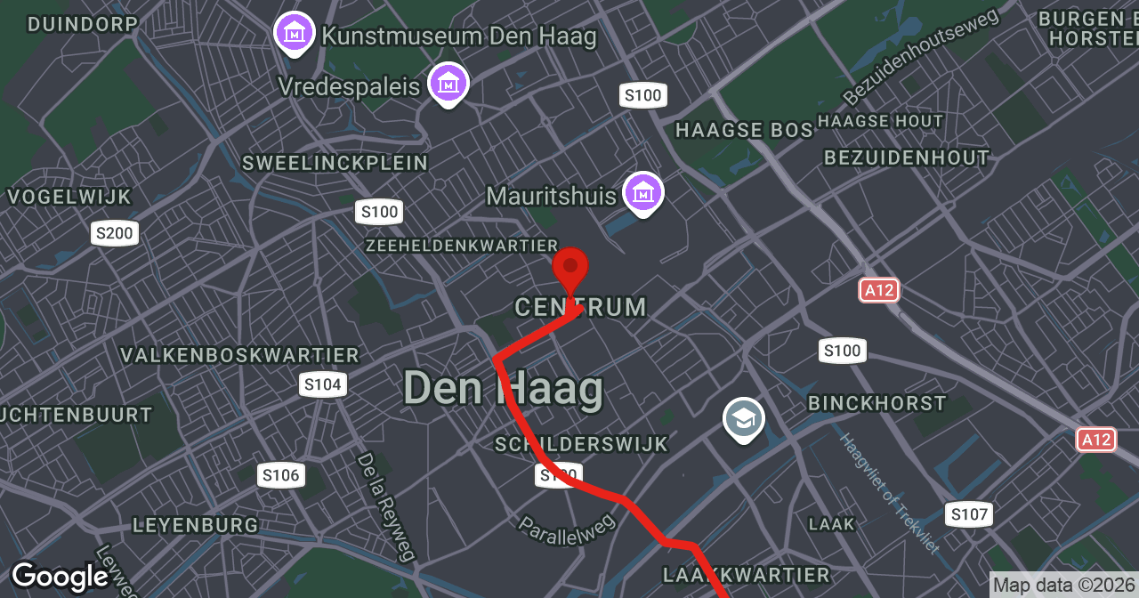 Kaart van de meldlocatie