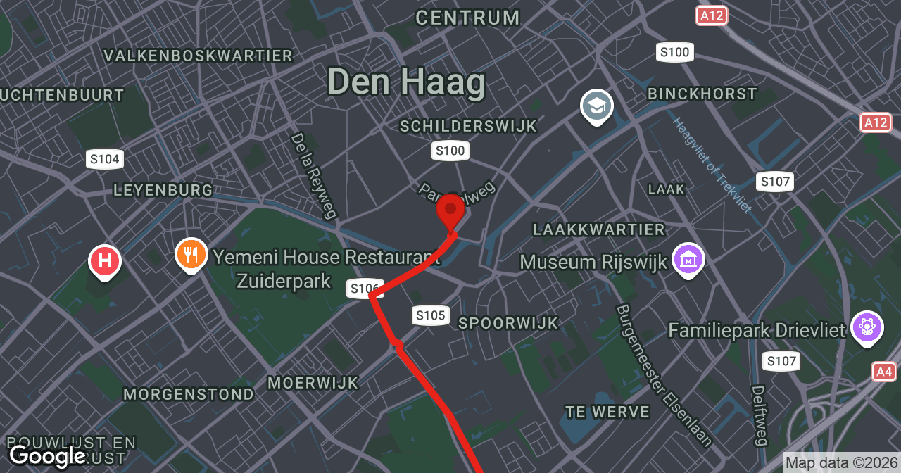 Kaart van de meldlocatie
