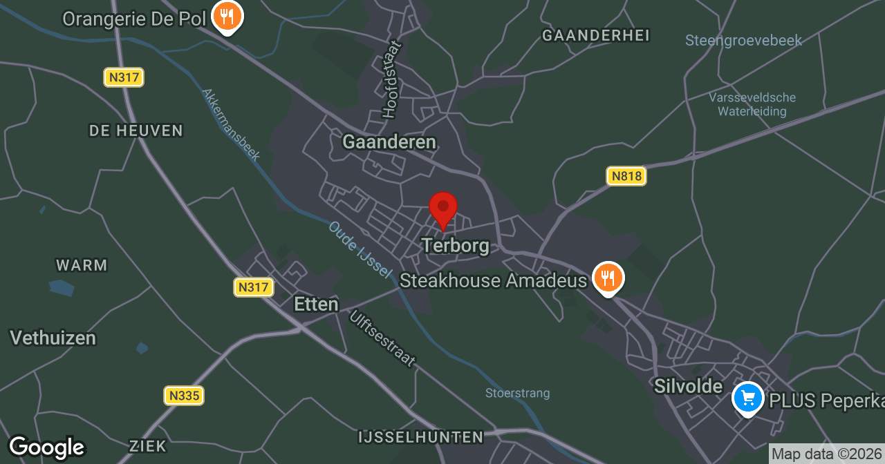 Kaart van de meldlocatie