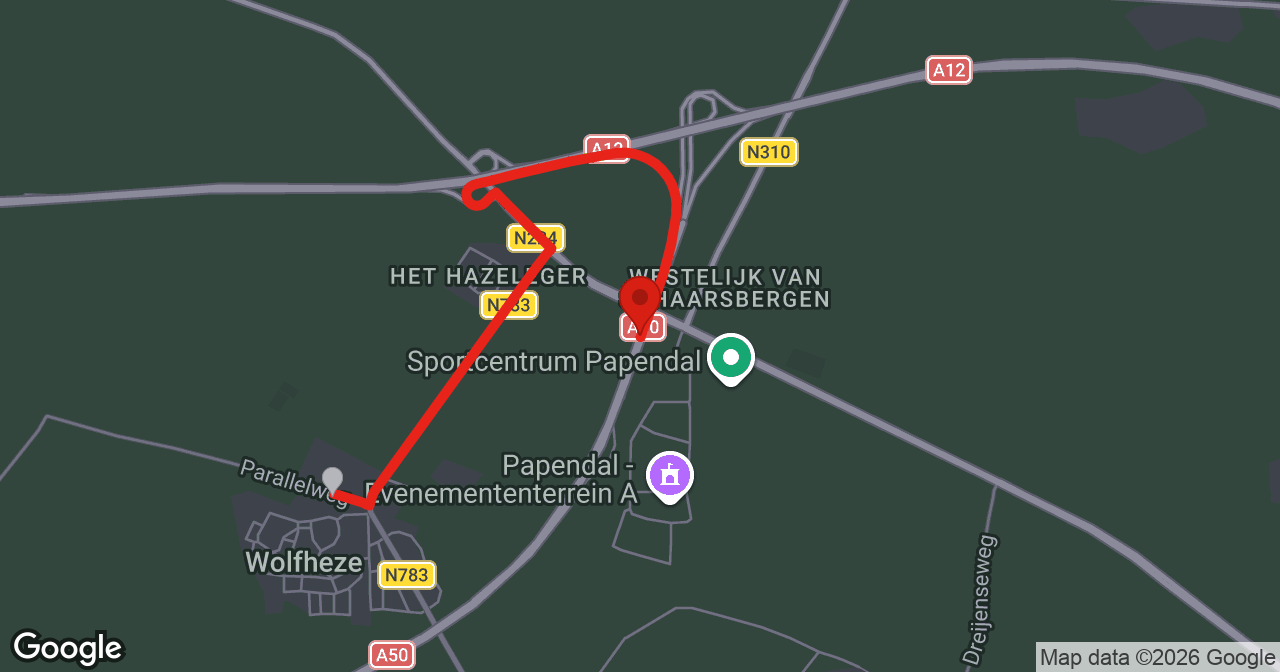 Kaart van de meldlocatie