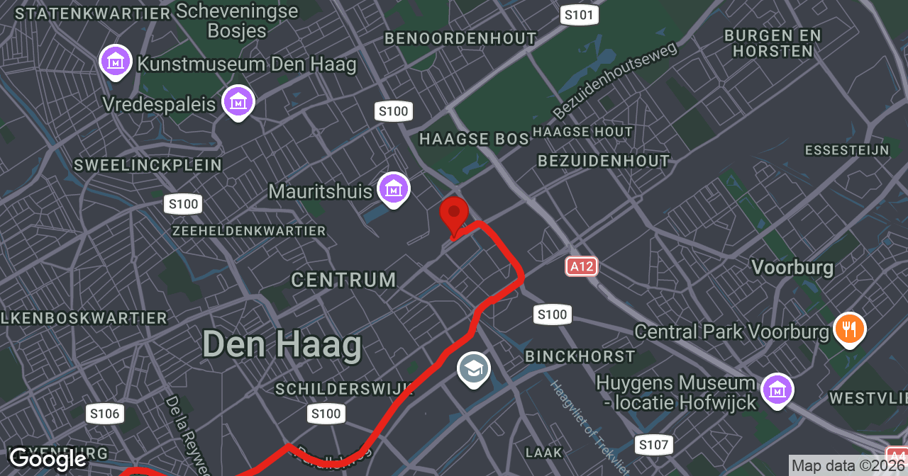 Kaart van de meldlocatie