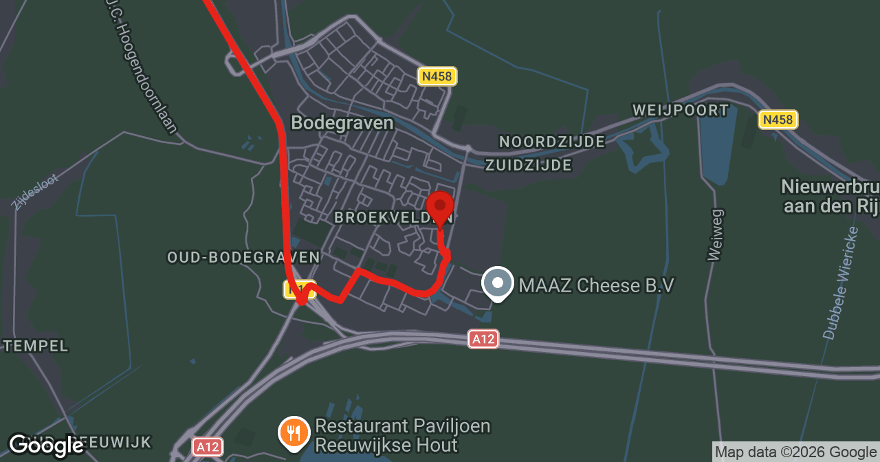 Kaart van de meldlocatie