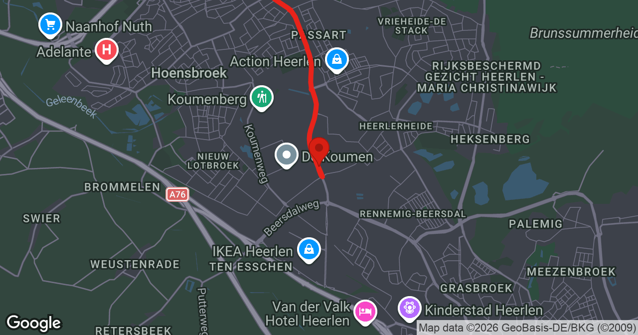 Kaart van de meldlocatie