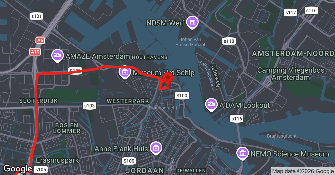 Kaart van de meldlocatie
