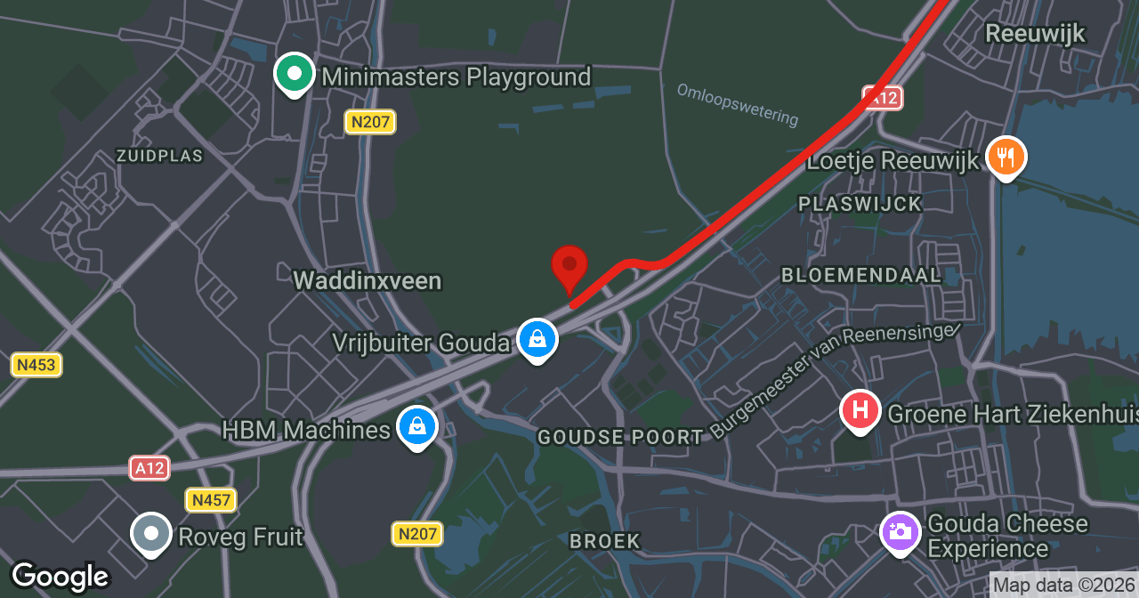 Kaart van de meldlocatie