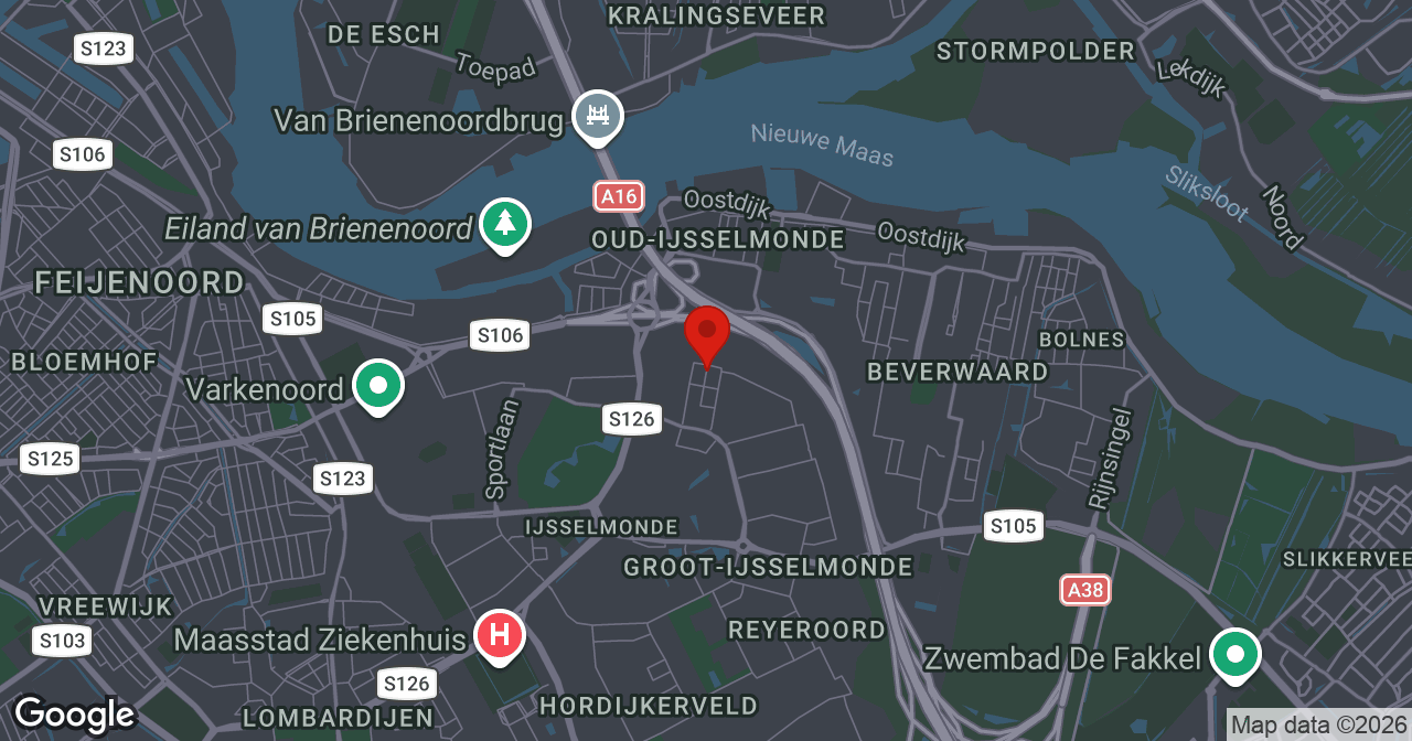 Kaart van de meldlocatie
