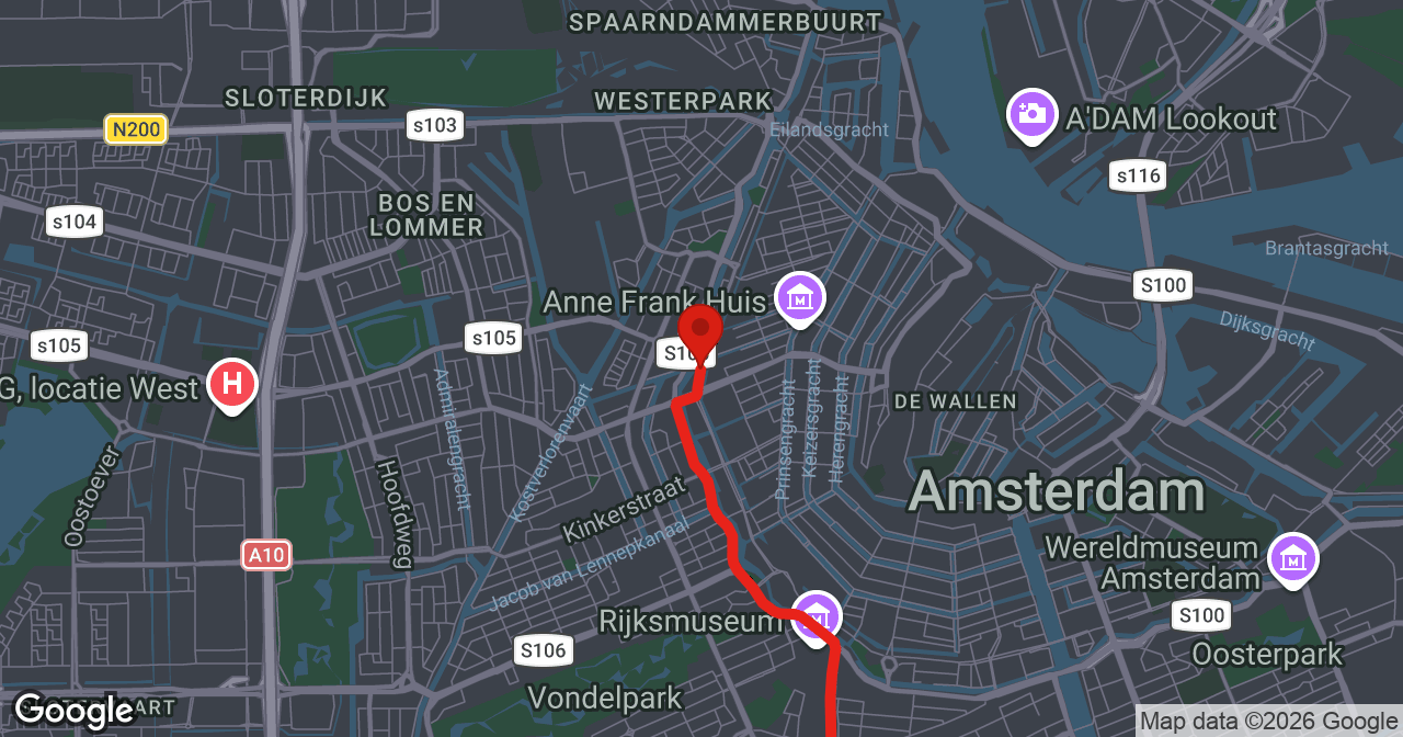 Kaart van de meldlocatie