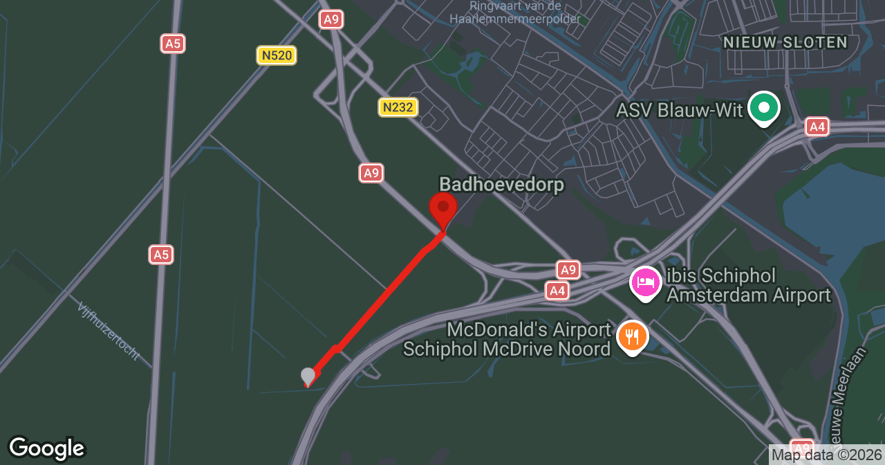 Kaart van de meldlocatie