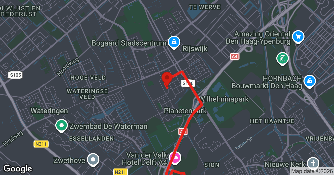 Kaart van de meldlocatie