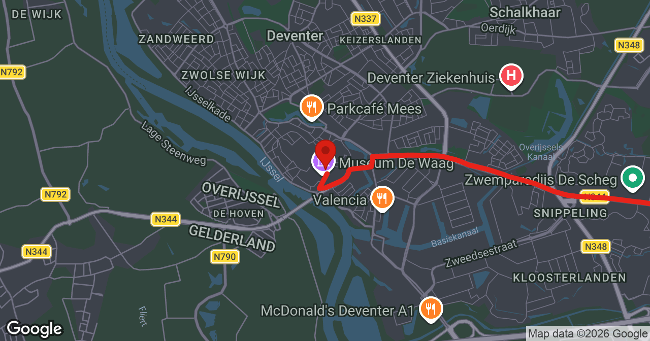 Kaart van de meldlocatie