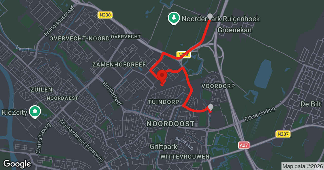 Kaart van de meldlocatie
