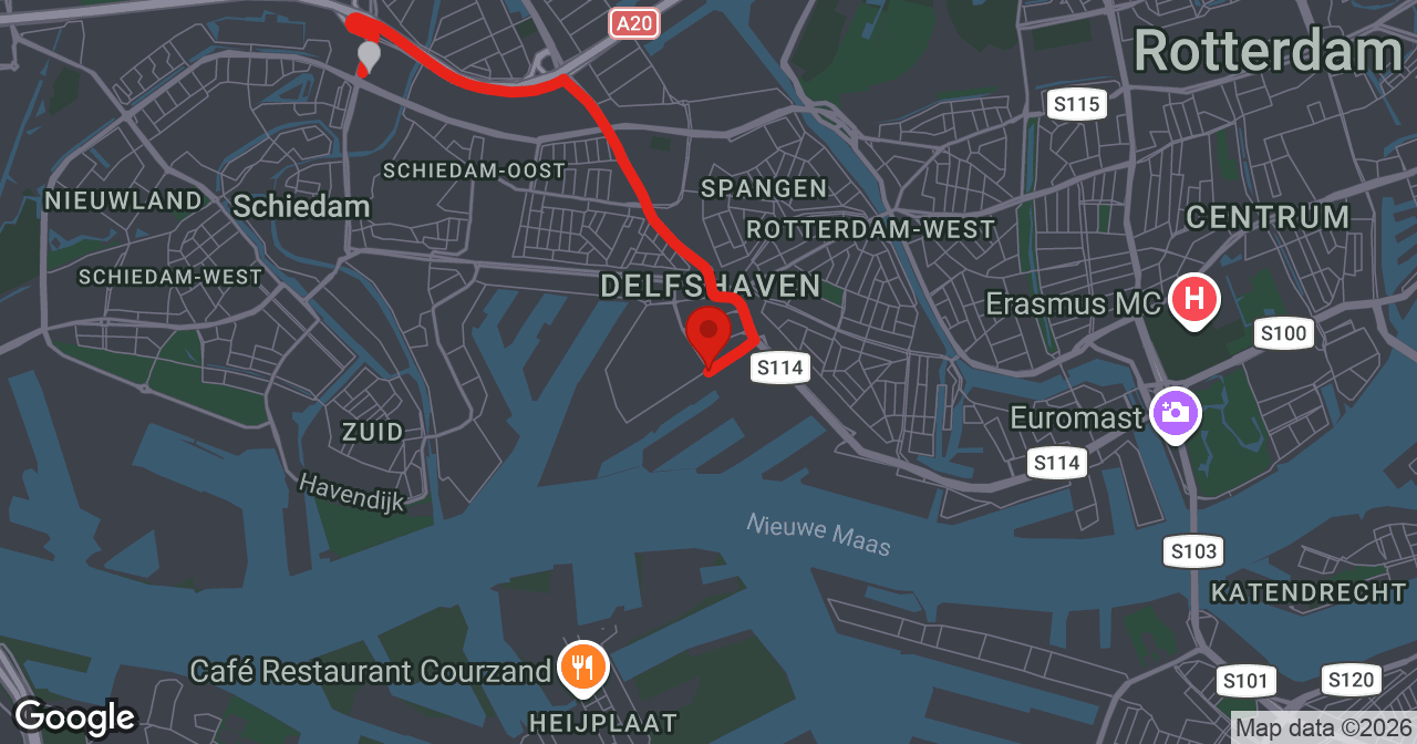 Kaart van de meldlocatie