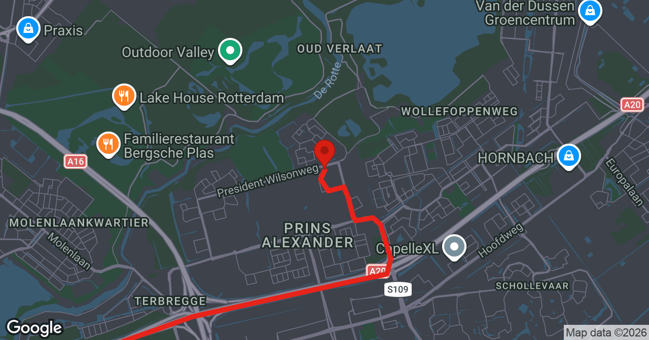 Kaart van de meldlocatie