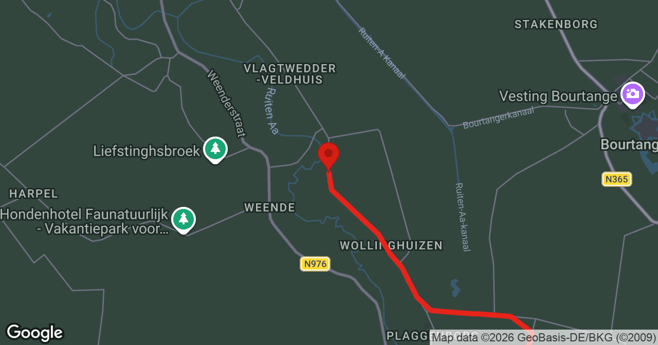Kaart van de meldlocatie
