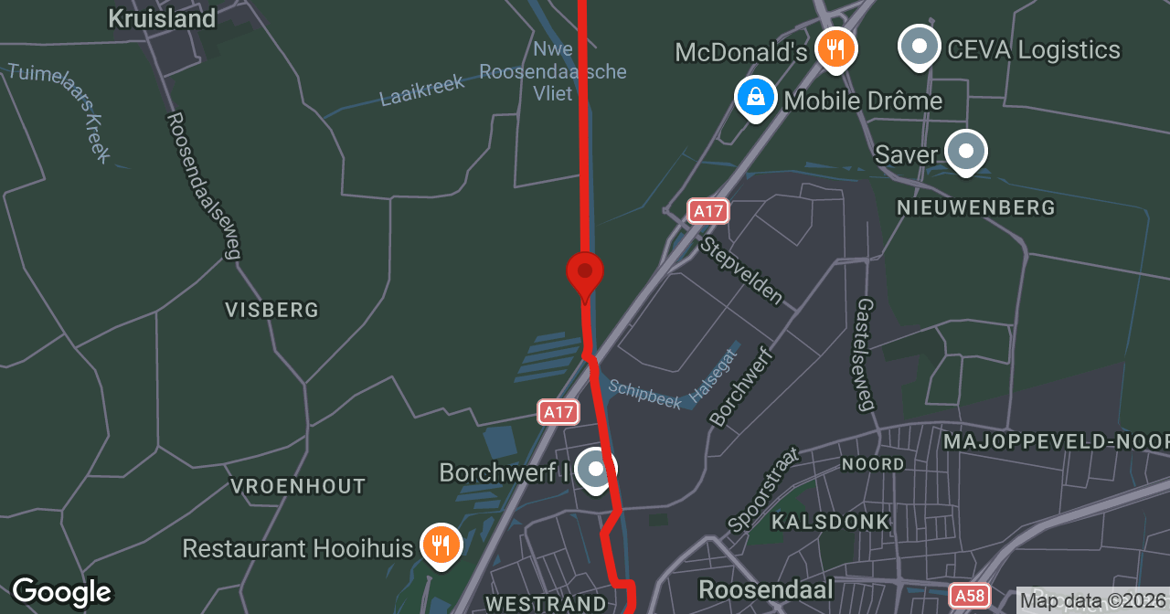 Kaart van de meldlocatie