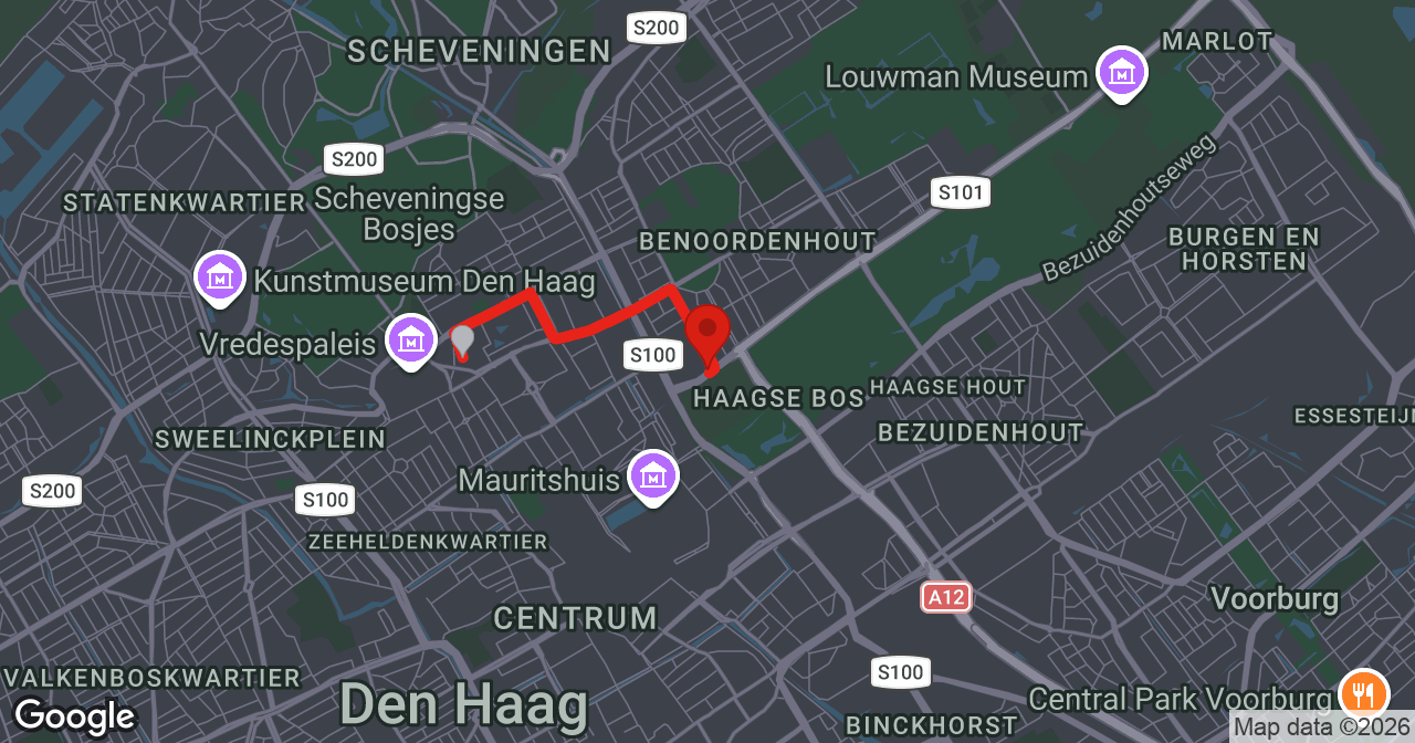 Kaart van de meldlocatie