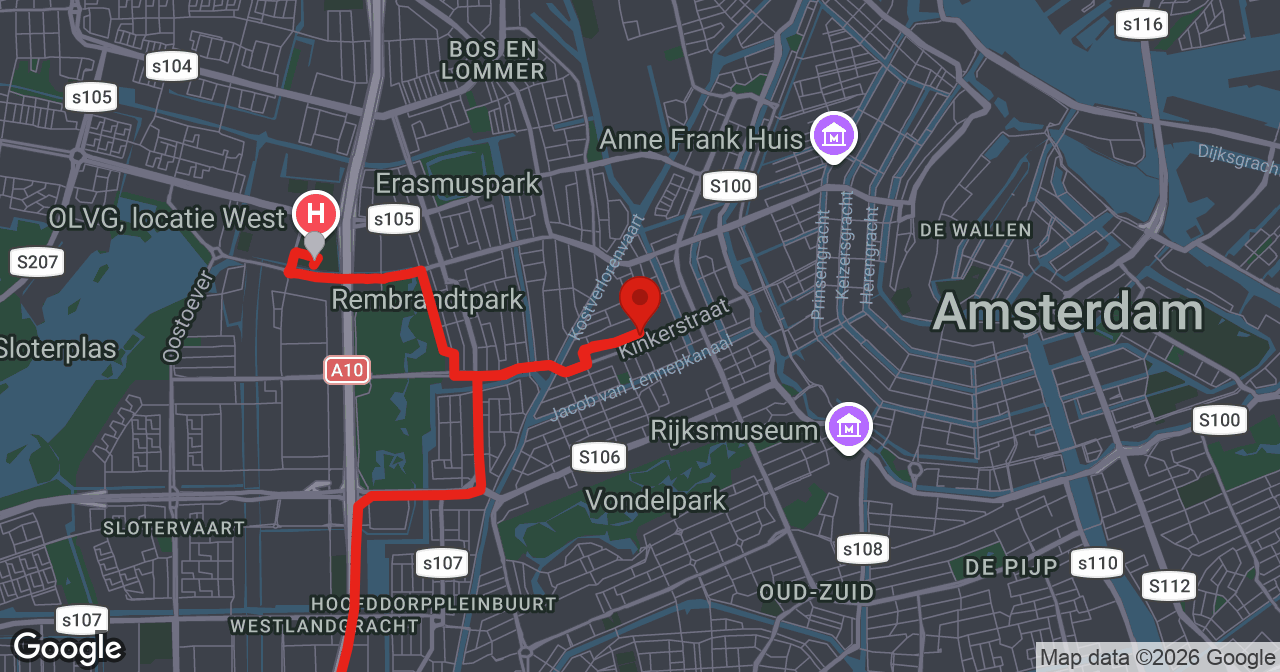 Kaart van de meldlocatie