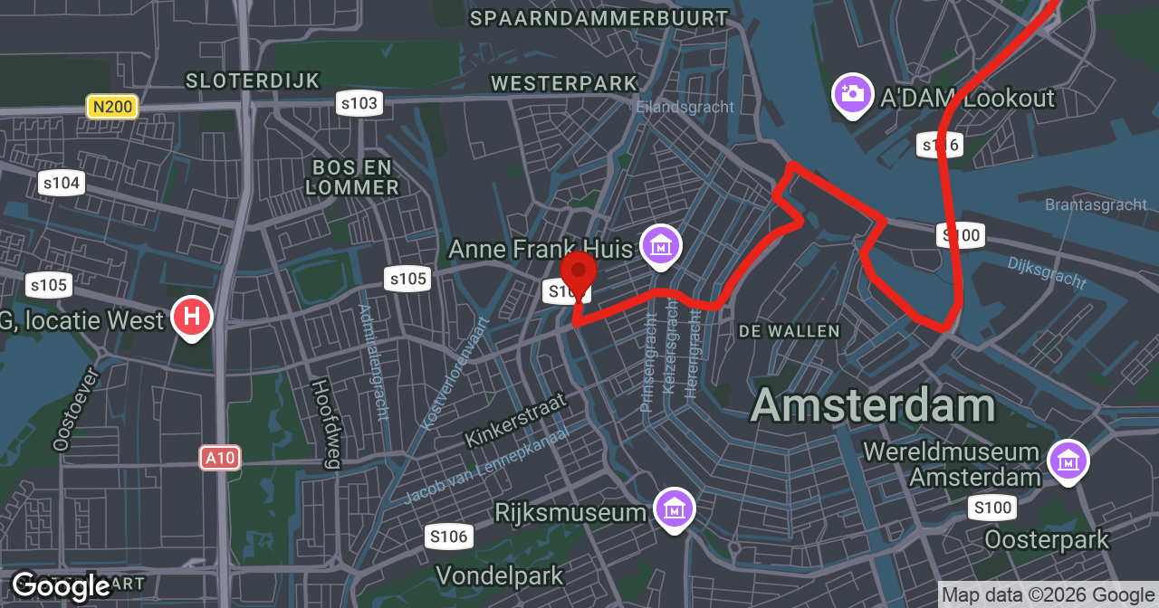 Kaart van de meldlocatie