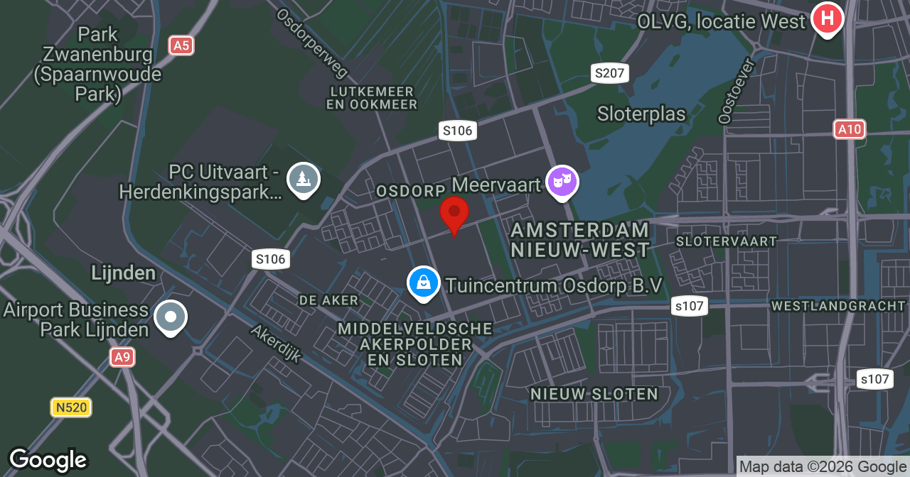 Kaart van de meldlocatie