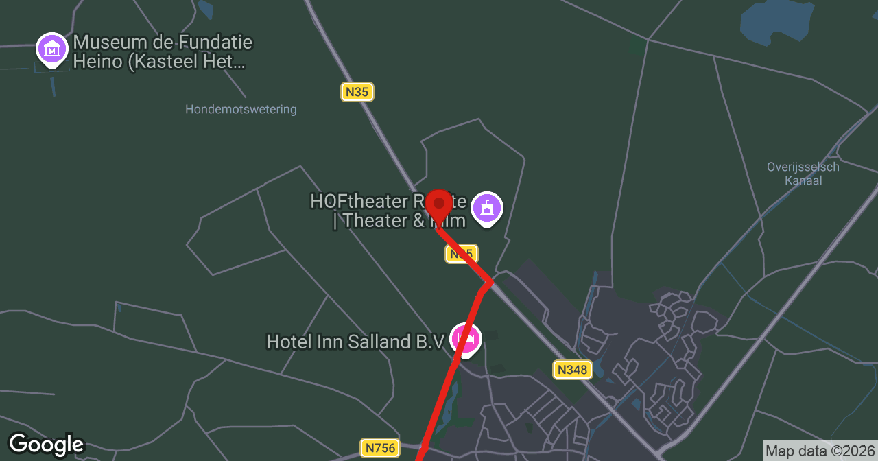 Kaart van de meldlocatie