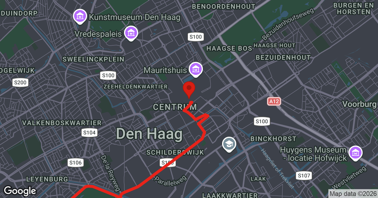 Kaart van de meldlocatie