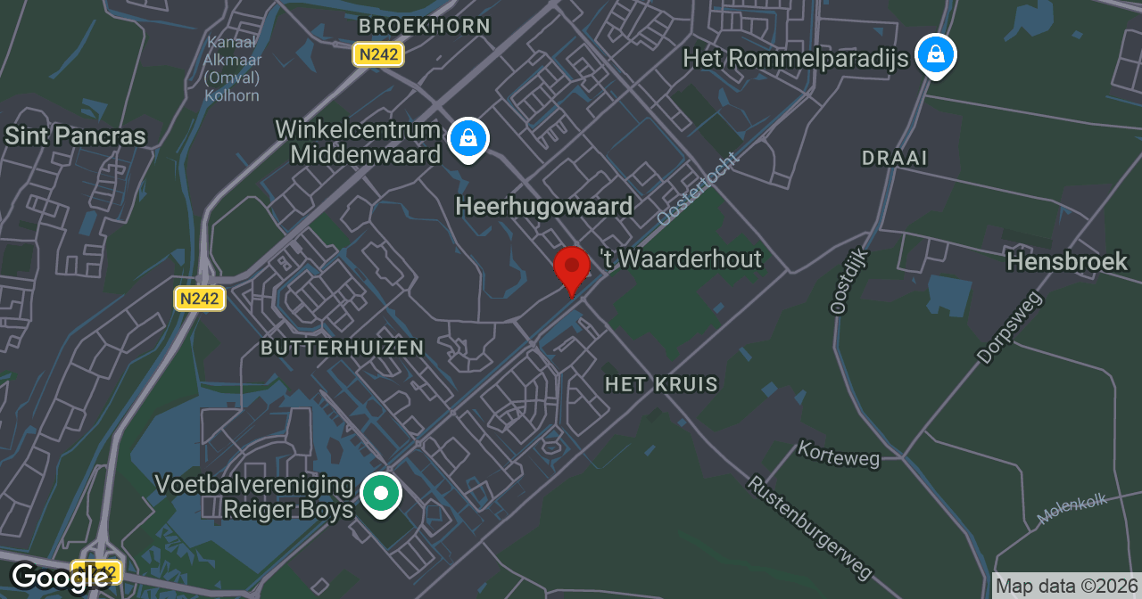 Kaart van de meldlocatie