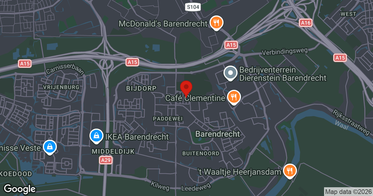 Kaart van de meldlocatie