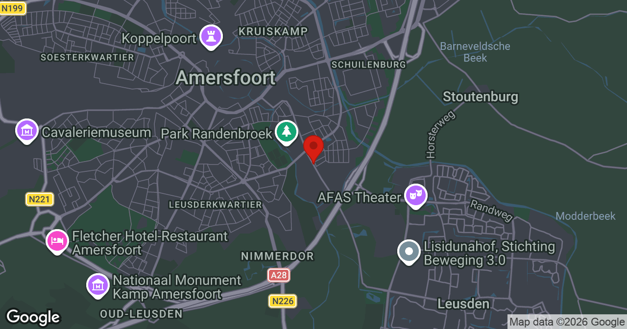 Kaart van de meldlocatie