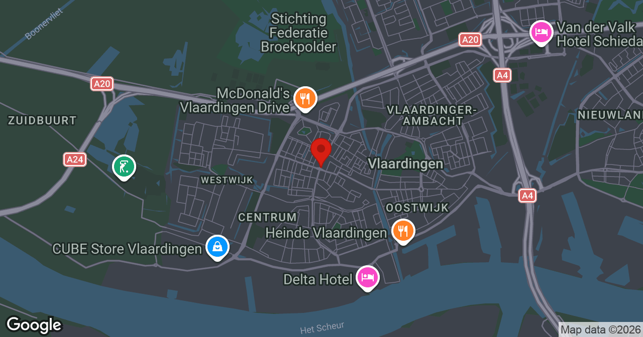 Kaart van de meldlocatie