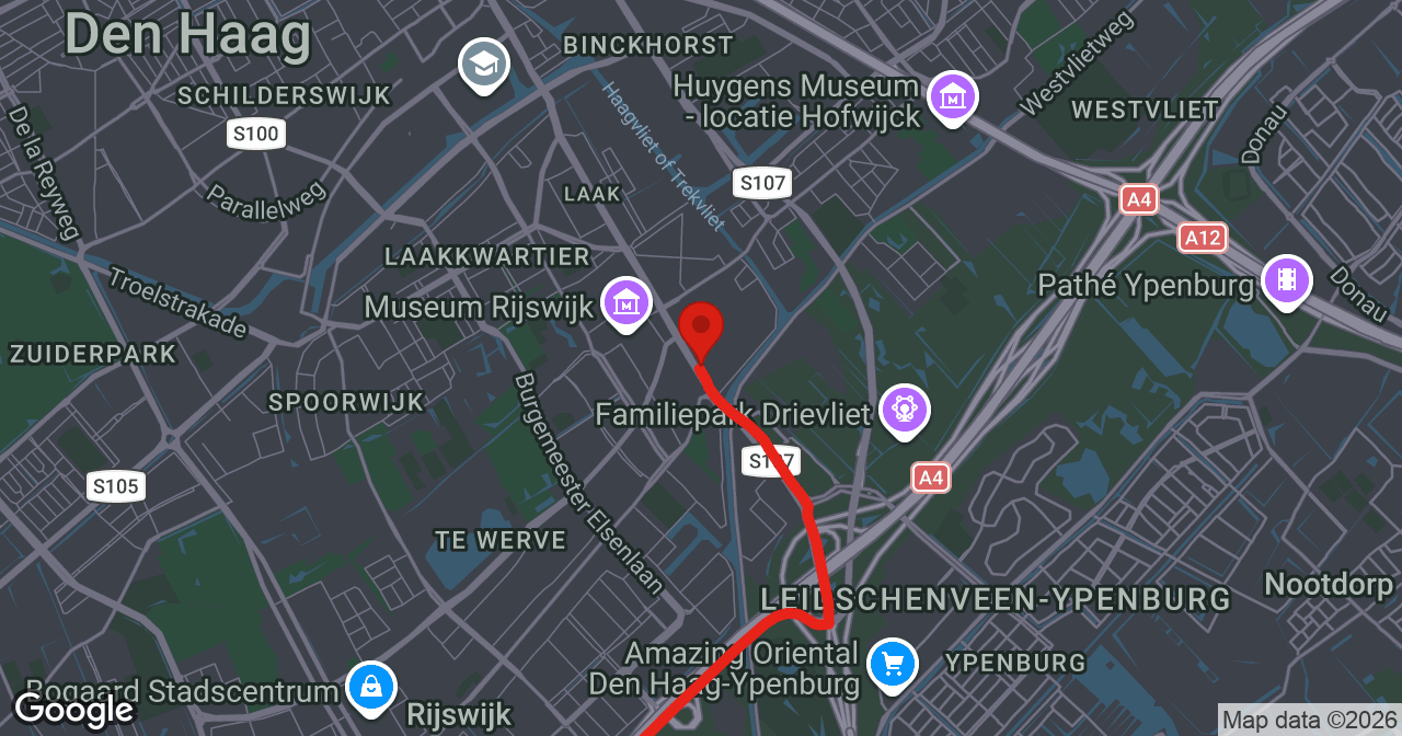 Kaart van de meldlocatie