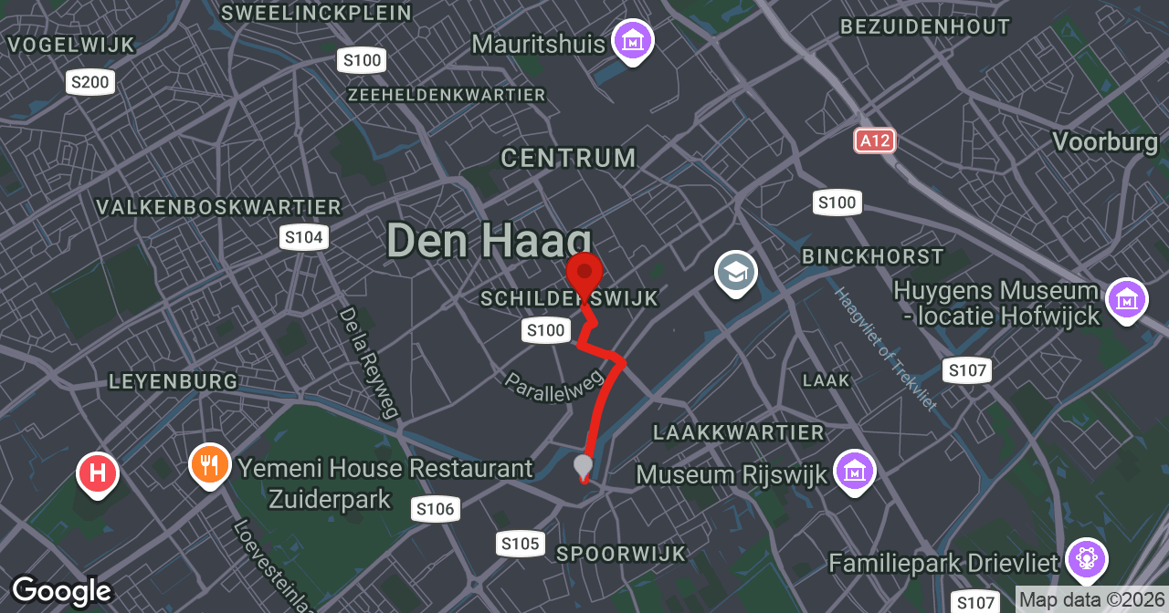 Kaart van de meldlocatie