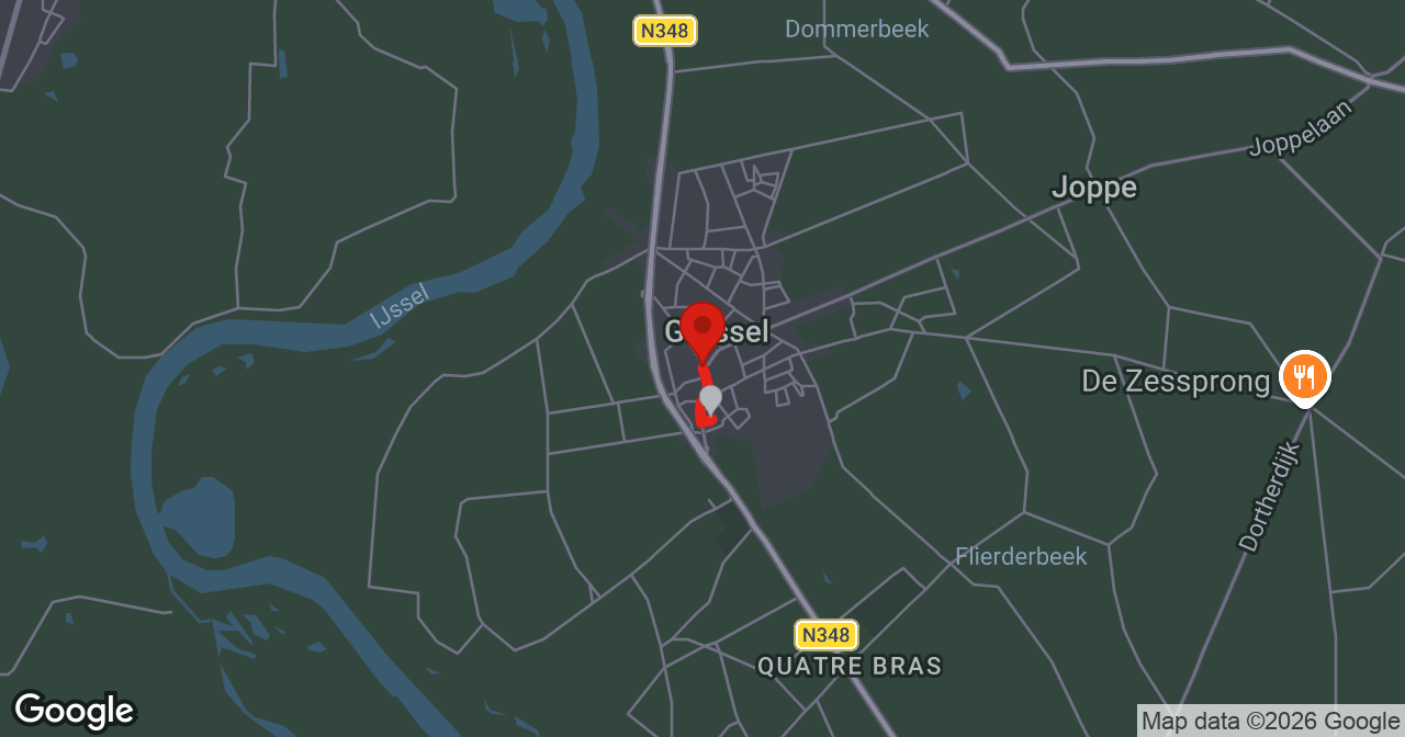 Kaart van de meldlocatie