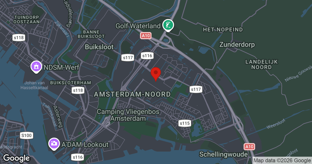 Kaart van de meldlocatie