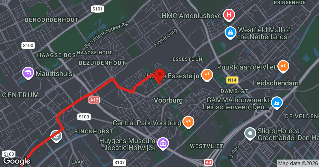 Kaart van de meldlocatie